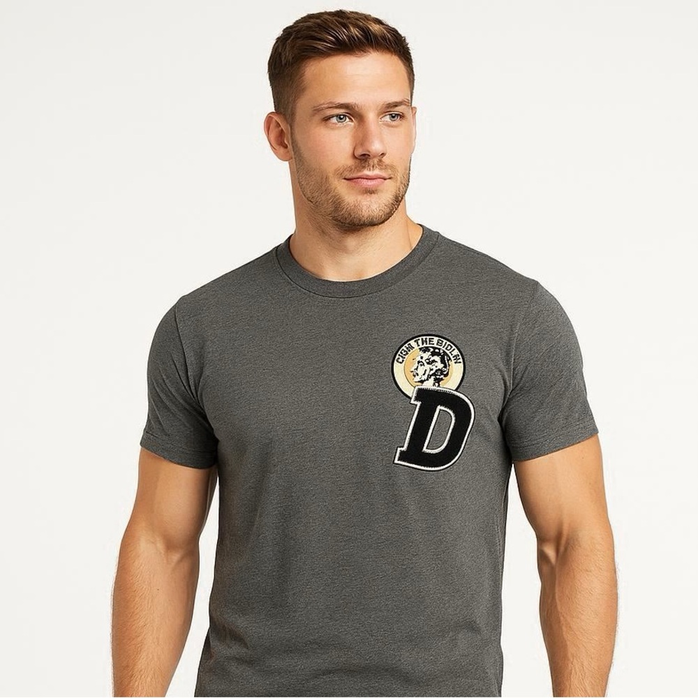 Diesel Dark Gray Short Sleeve Tee